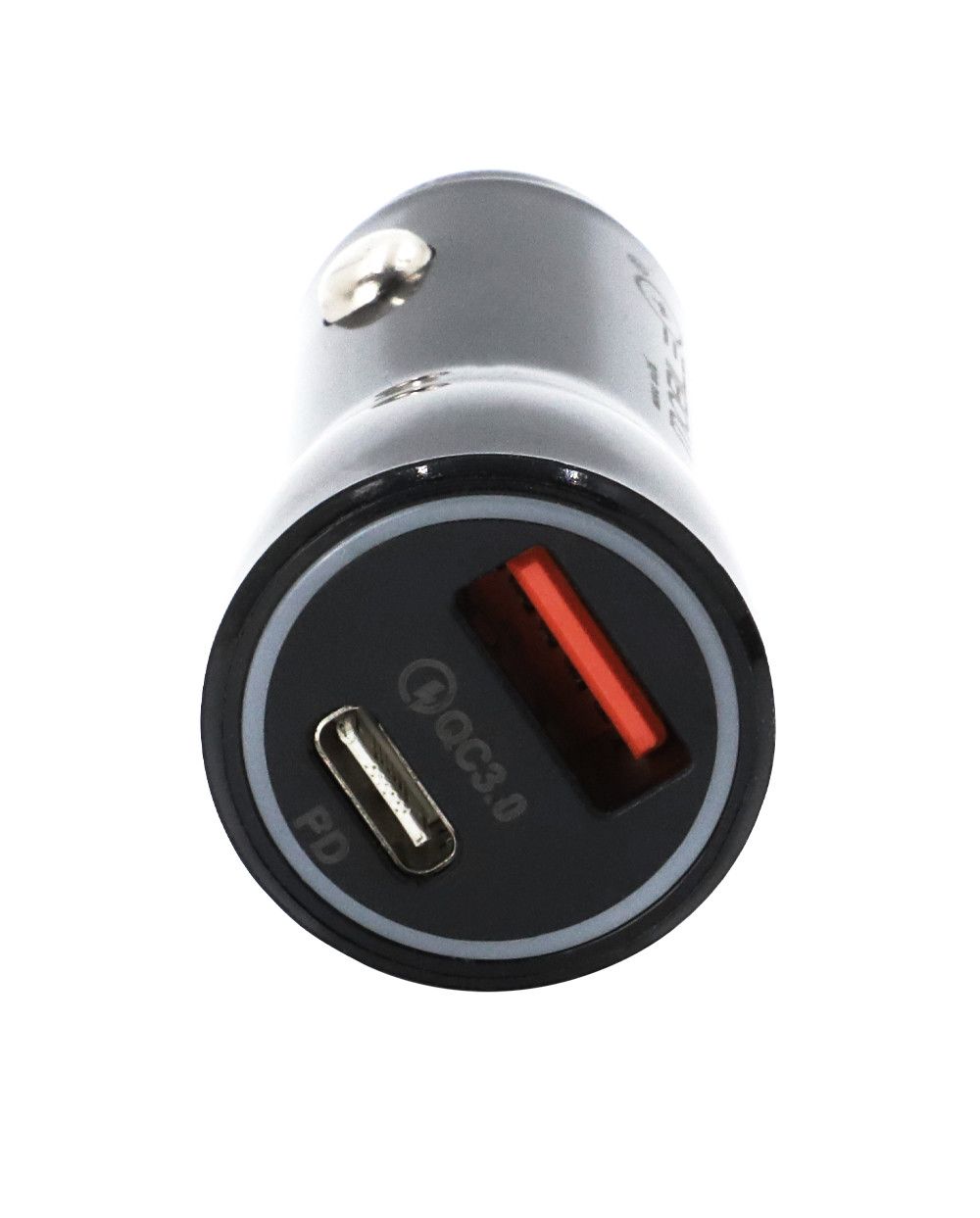 CARGADOR USB 20W Y TIPO C PARA COCHE MB-1031.